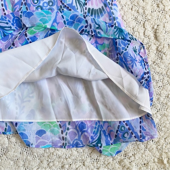 Lilly Pulitzer Zadie Cold Shoulder Maxi Dress, Coastal Blue, Tails of the Sea M - Picture 9 of 13